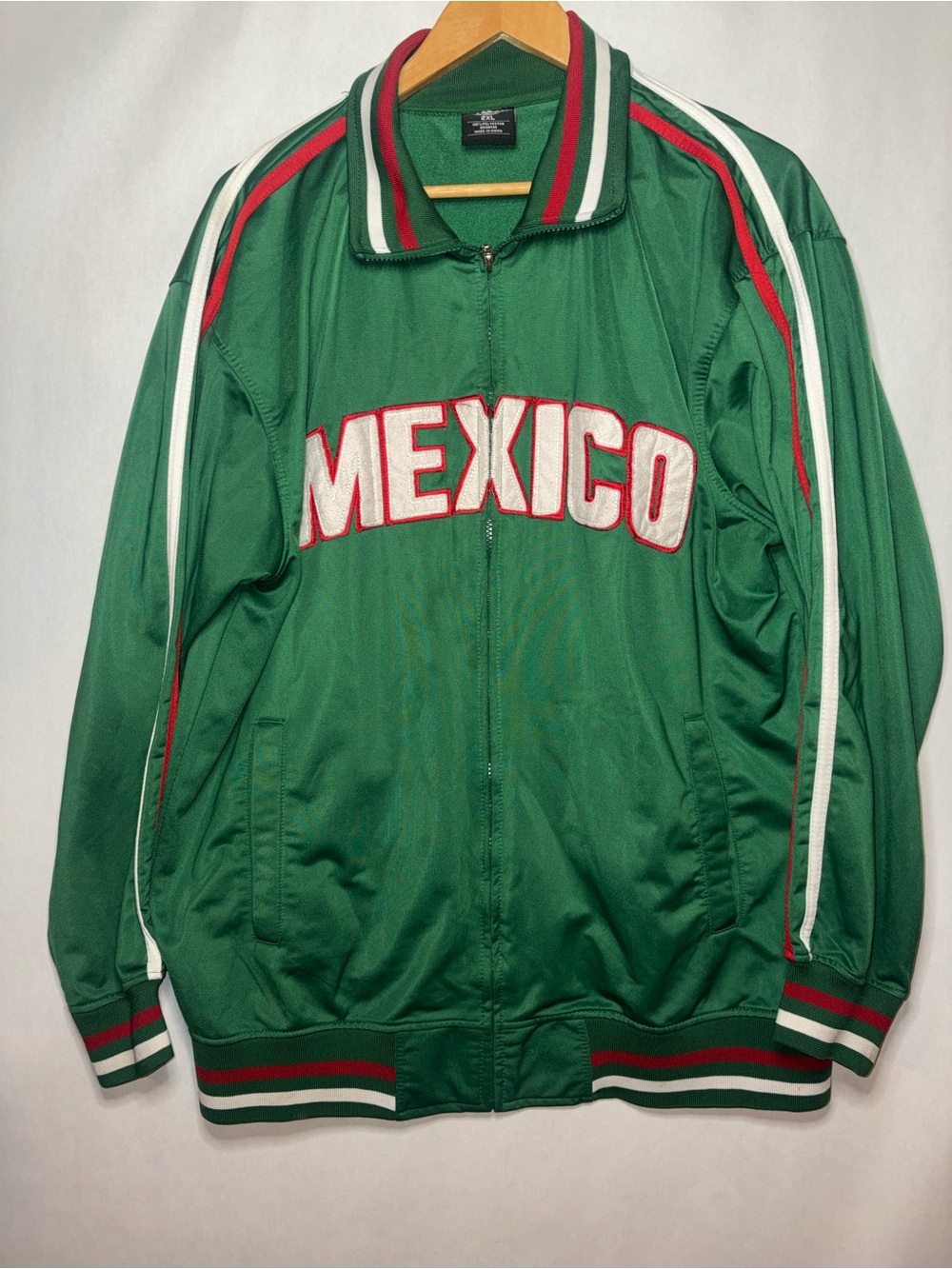 Victorious Urban Couture Green Mexico Track Jacket Size 2XL XXL